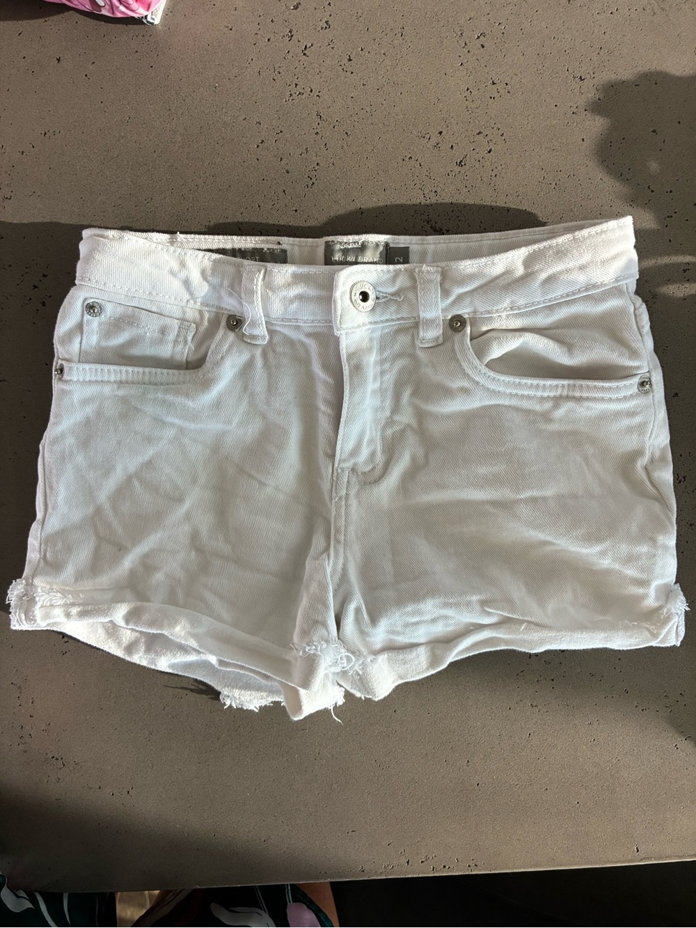 Lucky Brand White Denim Cutoff Shorts for Kids